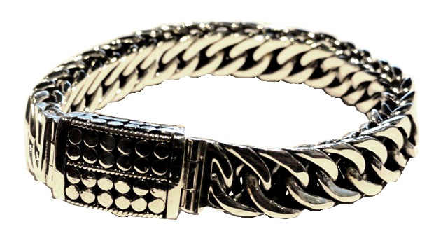 Bracelets, Cuffs, and Bangles: Double curb bracelet