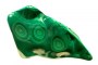 Polished Malachite with Bulls Eyes